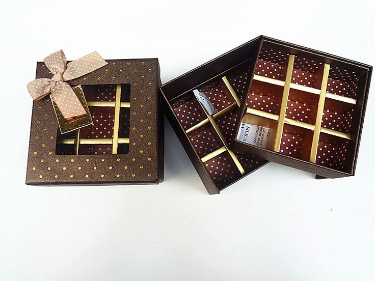 Подарочная картонная упаковка для конфет 