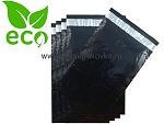 картинка Курьер-пакет ПВД ЭКО чёрный 190x240+40мм (50мкм) без кармана 