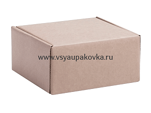 картинка Бурый короб тип Д № 2 220x165x100 Т-24 (от 500шт)